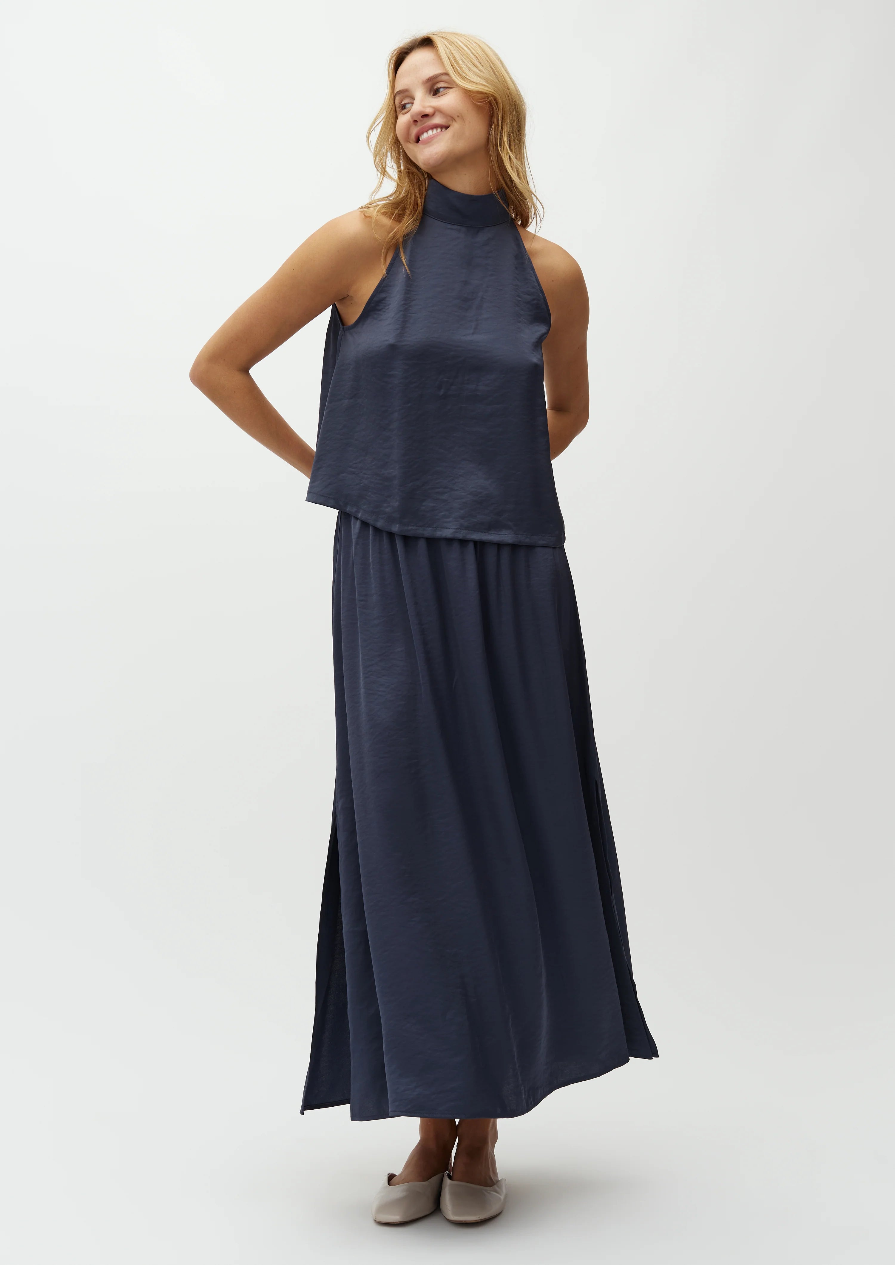 MbyM Nia Skirt in Bering Blue