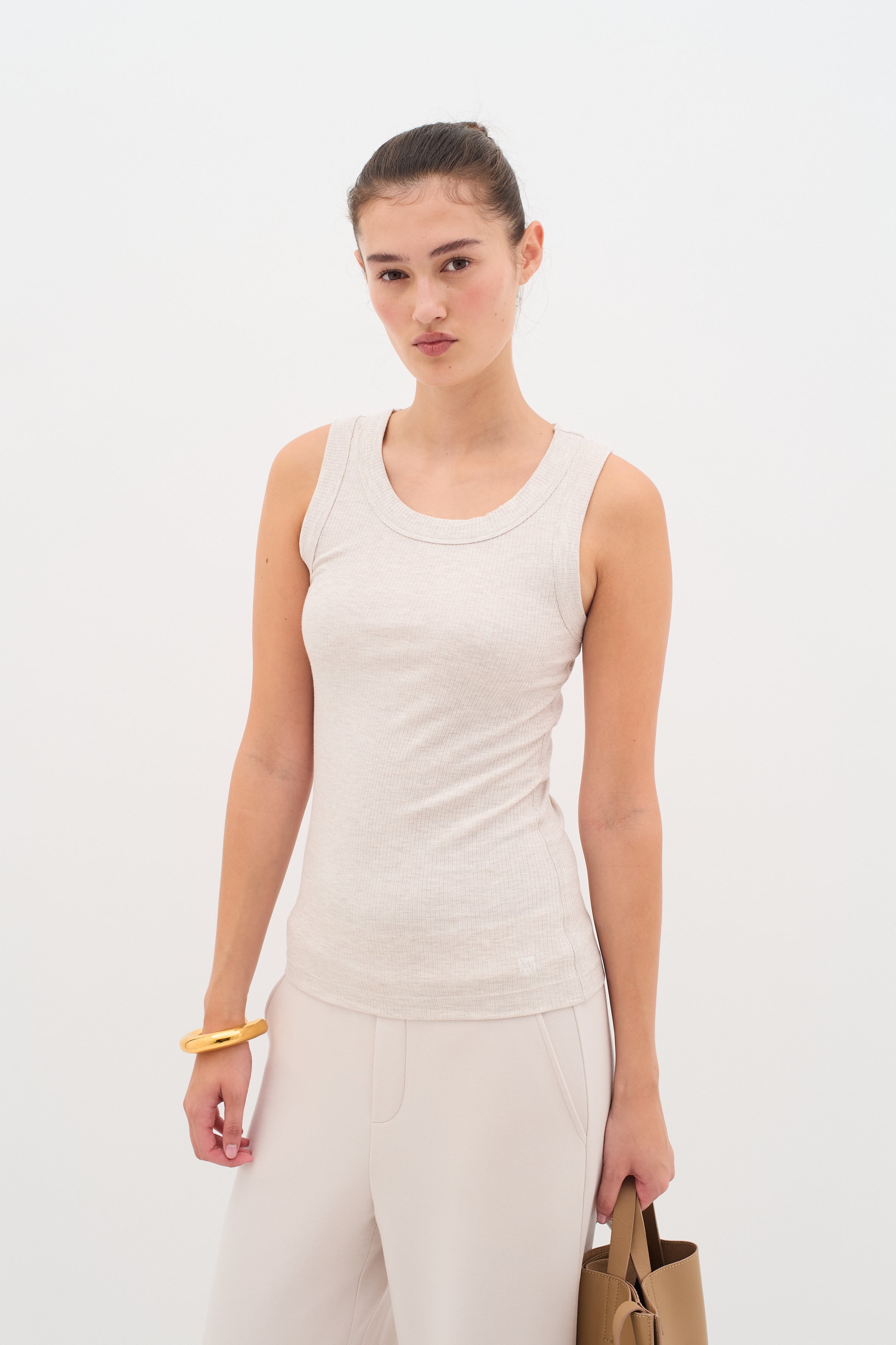 InWear Dagna Tank in Ecru