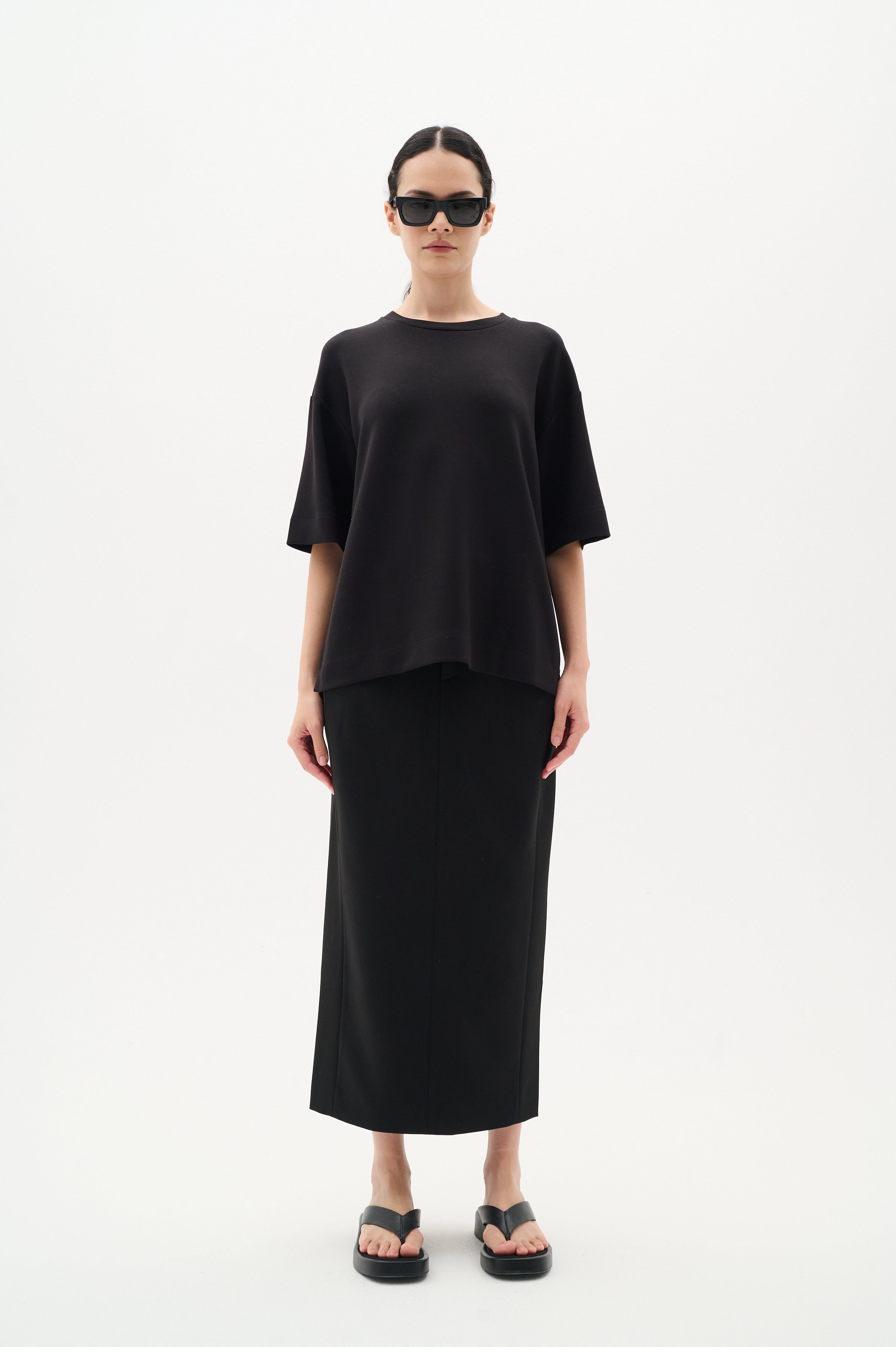 InWear Pannie Oversized T-Shirt In Black