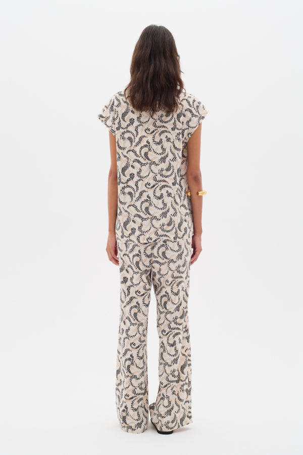 InWear Yafa IW Printed Wide Leg Trouser