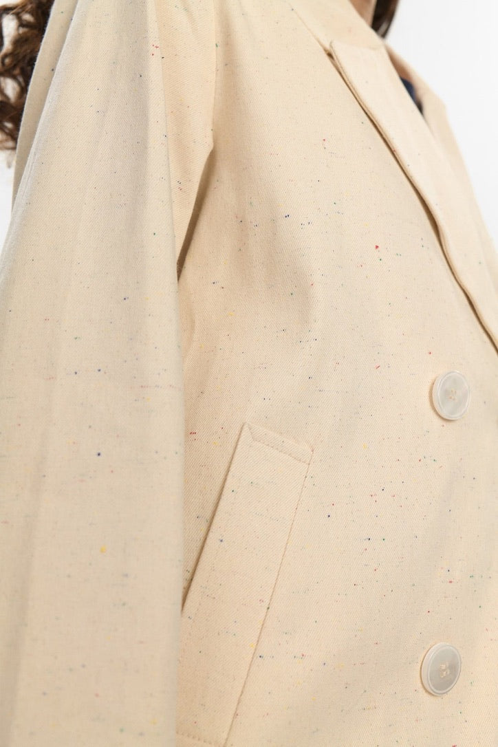 Numph Nusilla Trench Jacket in Pristine