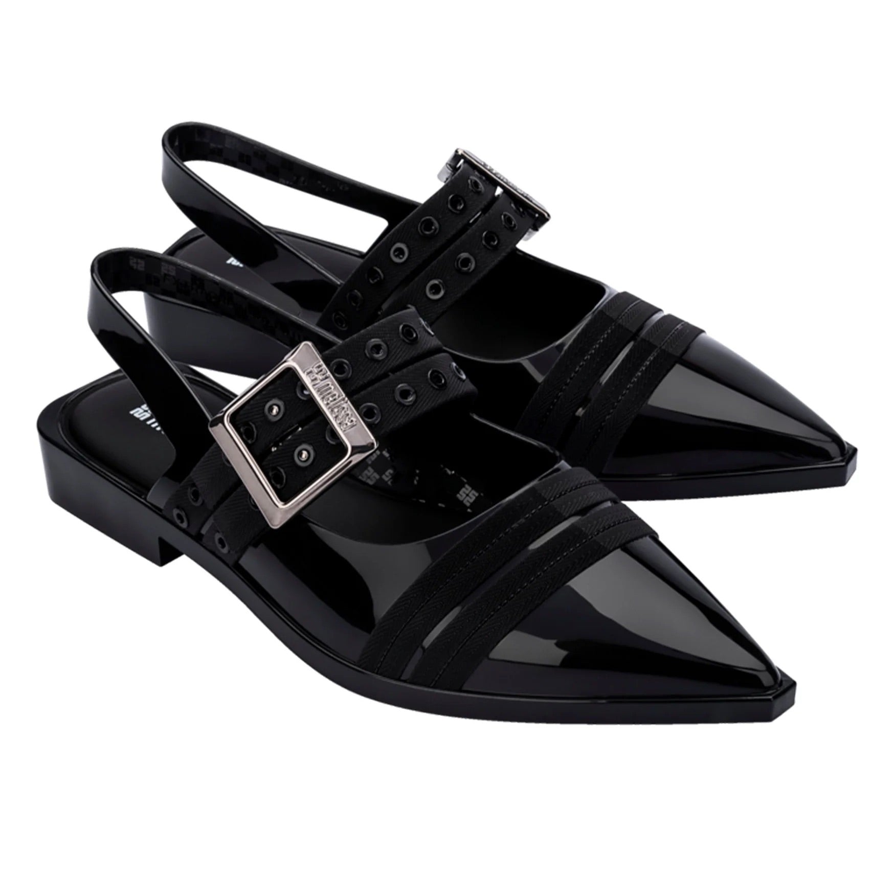 Melissa Ladylike Slingback in Black