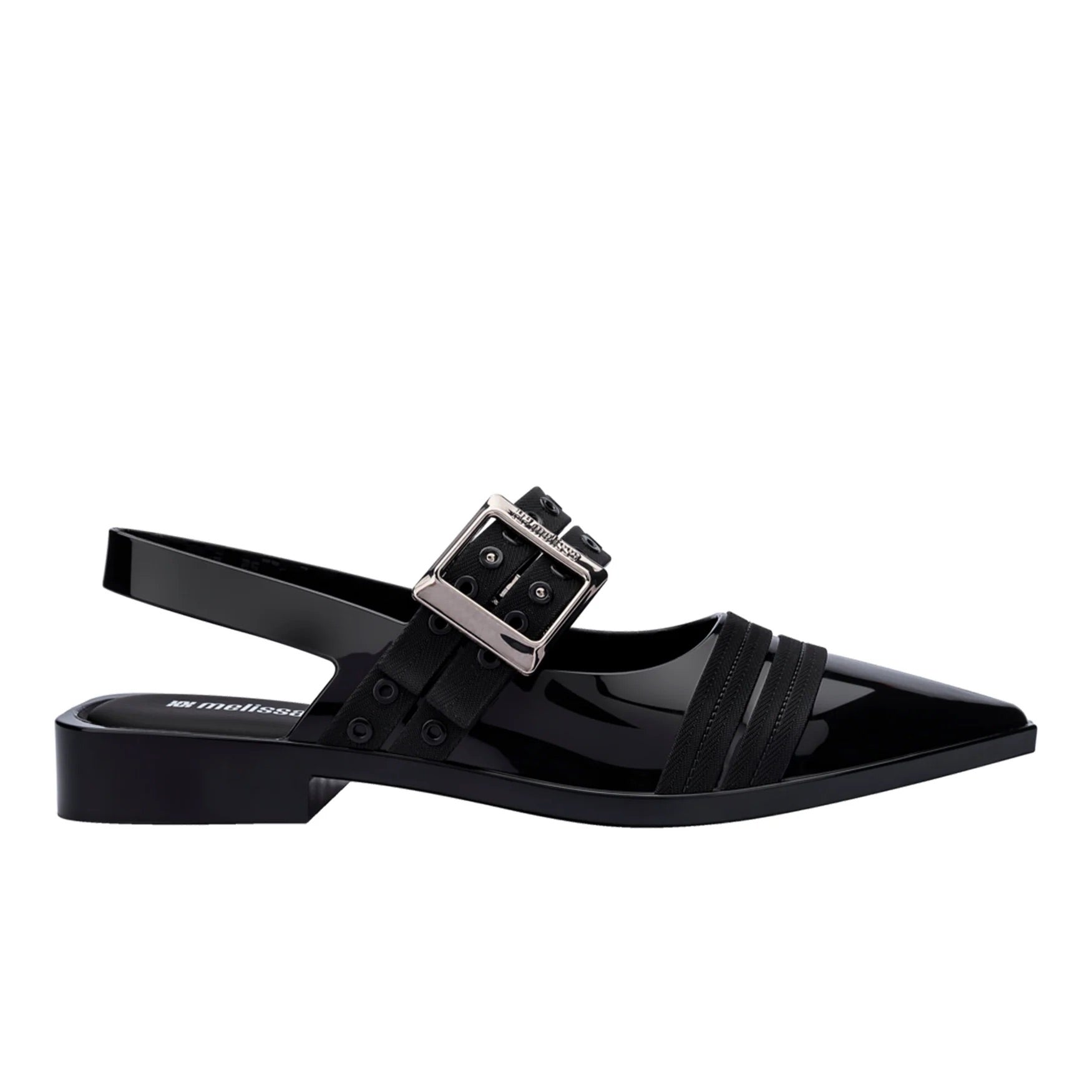 Melissa Ladylike Slingback in Black
