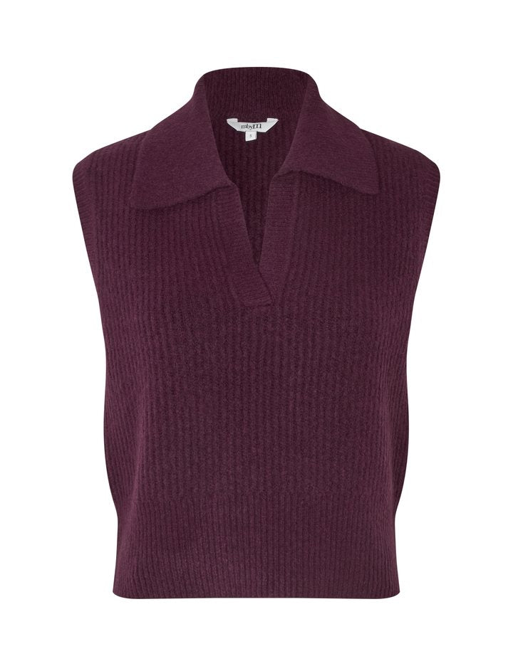 MbyM Ritika Knit Vest in Fig