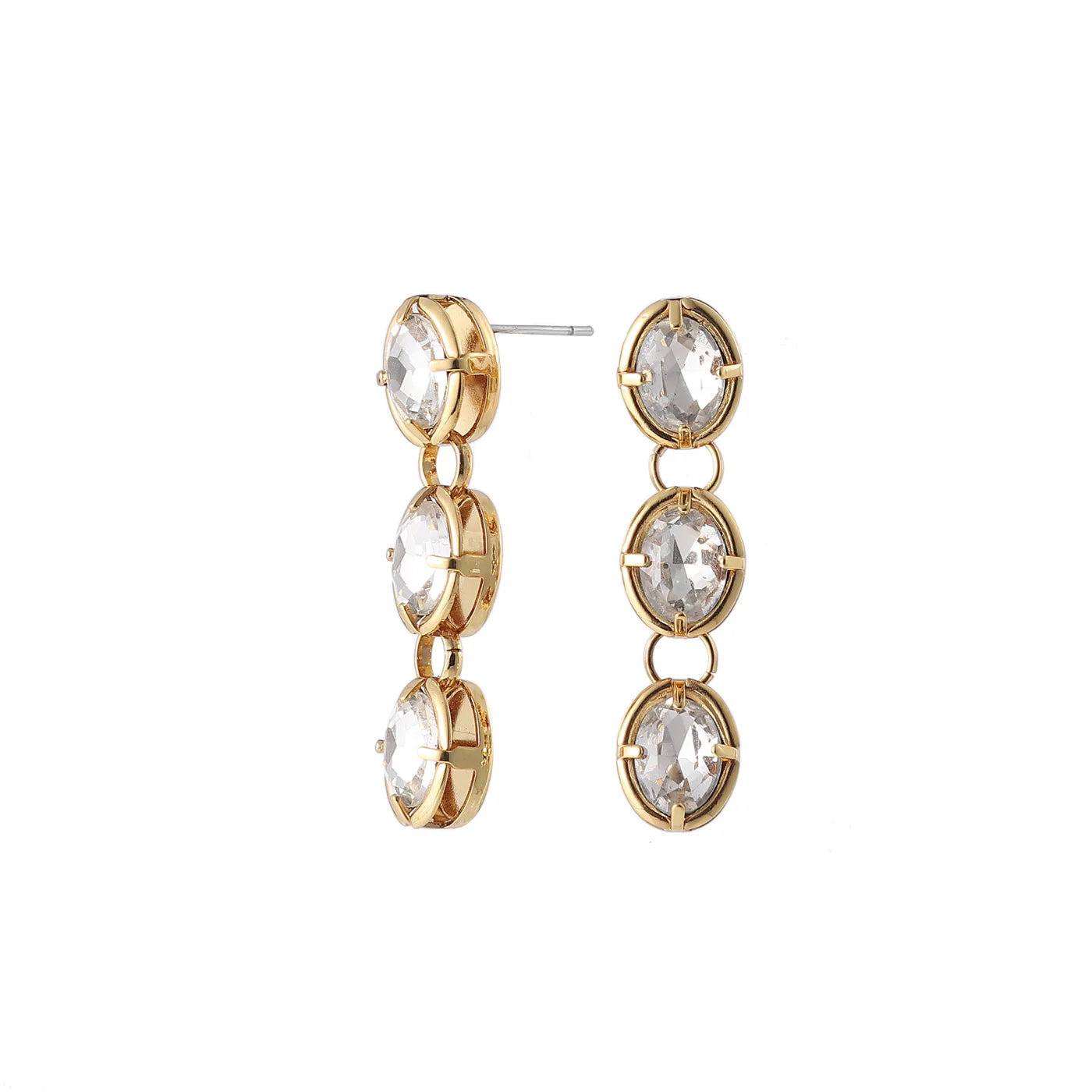 Lizzie Zirconia Sparkle Drop Earrings