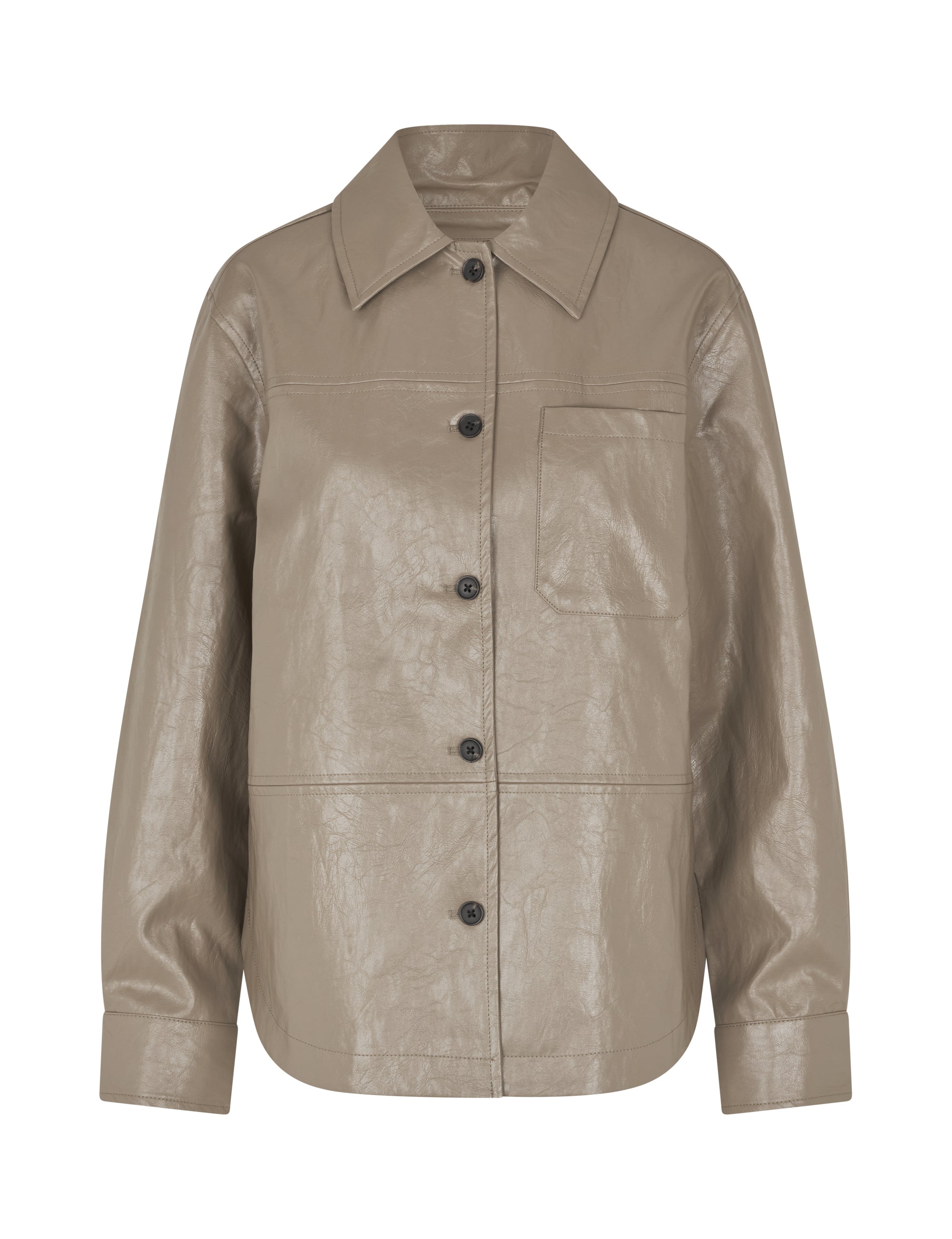 MbyM Crincle Shirt in Brindle Sand