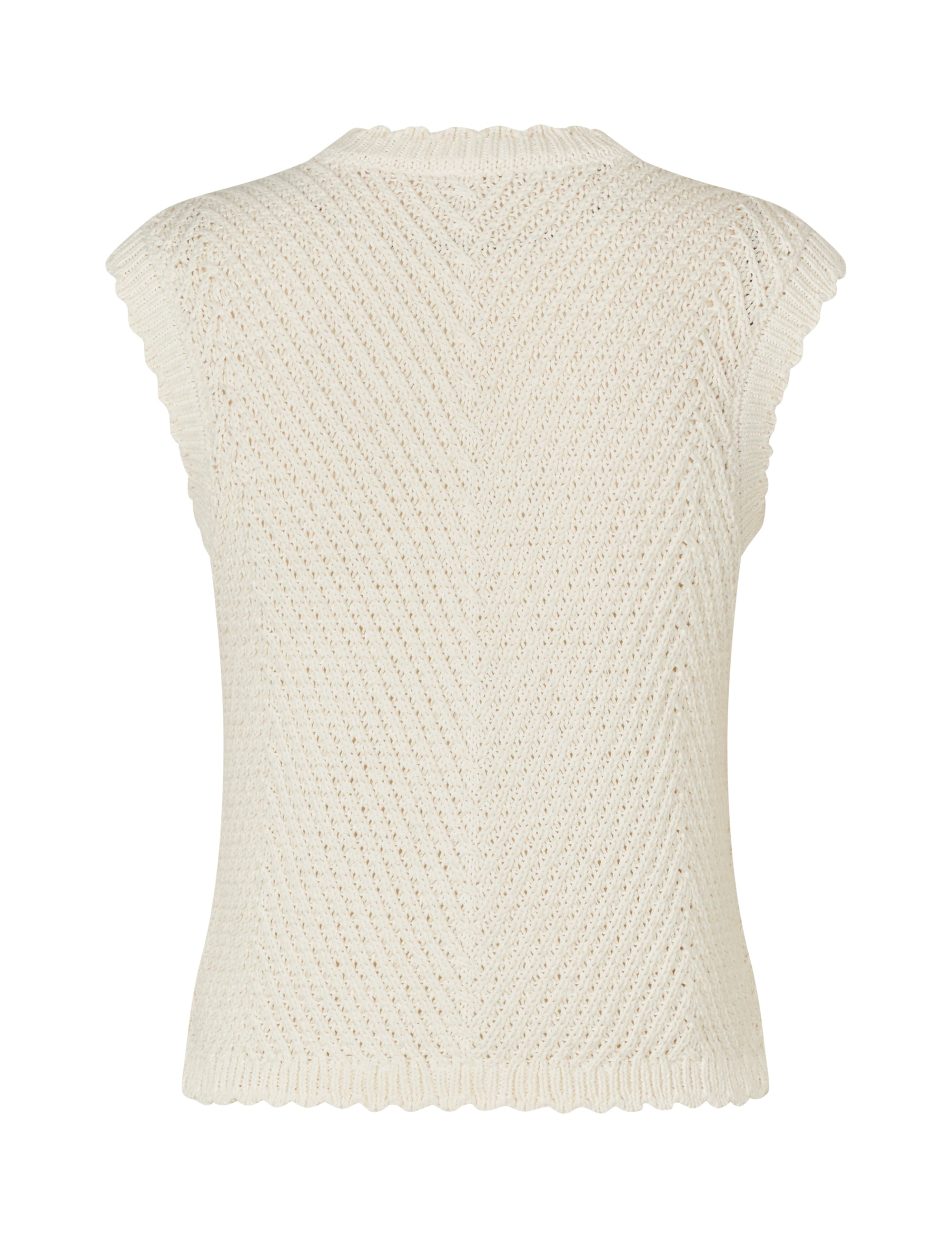 MbyM Knitted Vest With detailed Pattern
