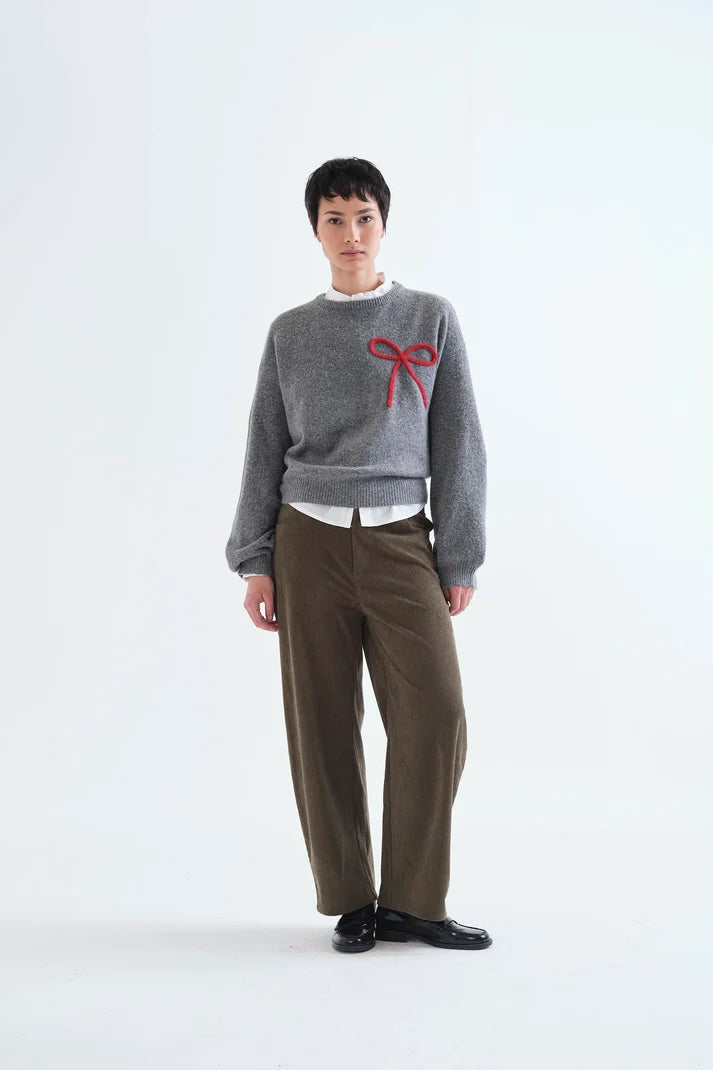 Moss Green corduroy trousers