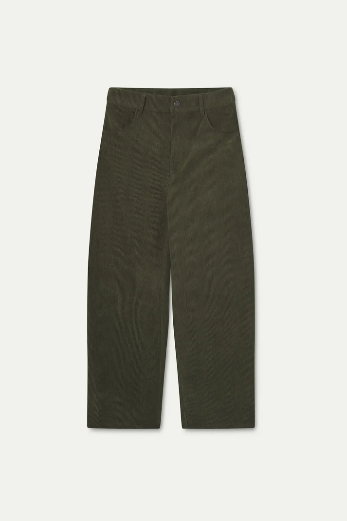 Moss Green corduroy trousers