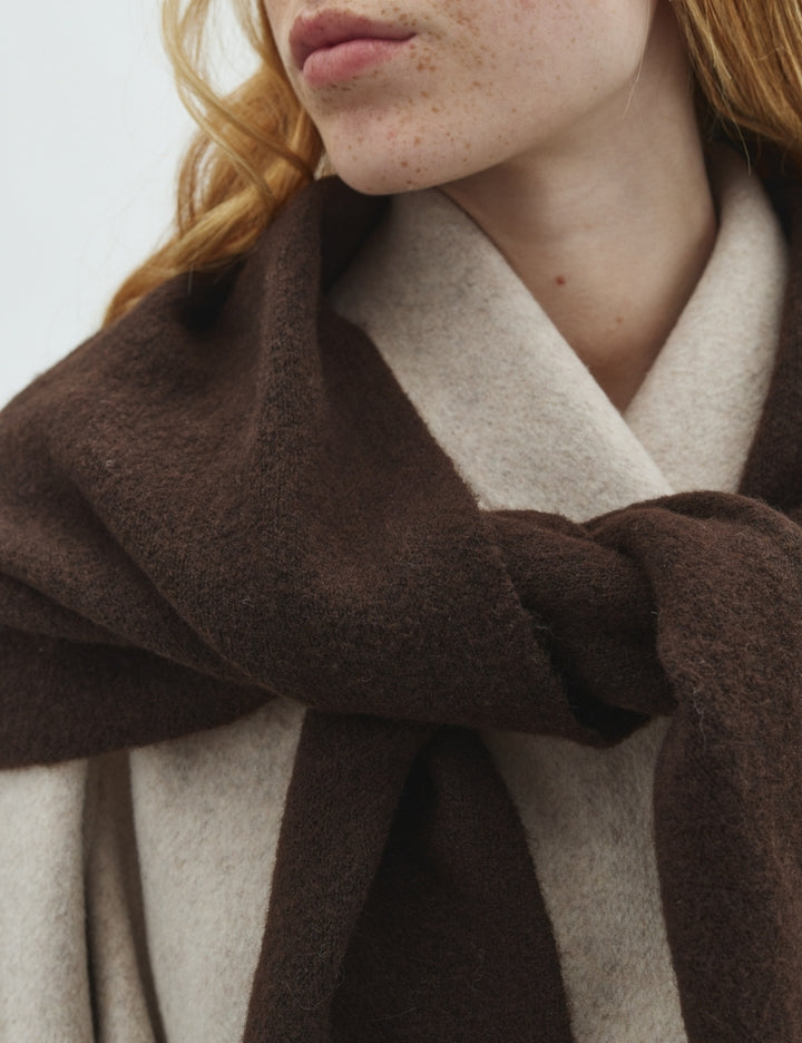 MbyM Triangle Scarf in Chocolate