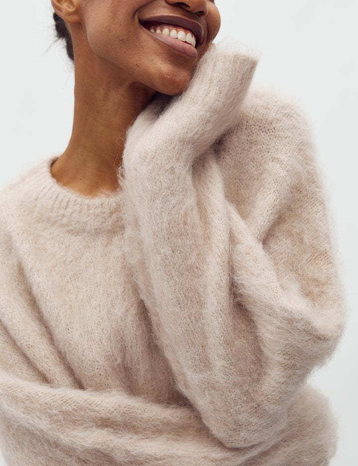 MbyM Gillis Brush Knit in Light Beige