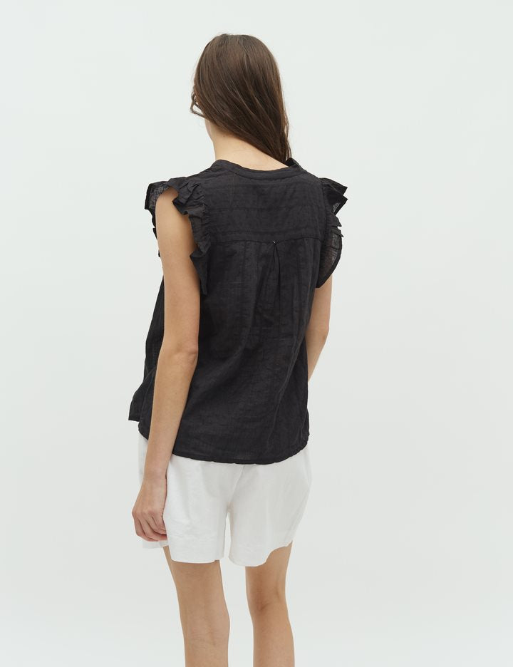 MbyM Gemela Acasia Cotton Top in Black