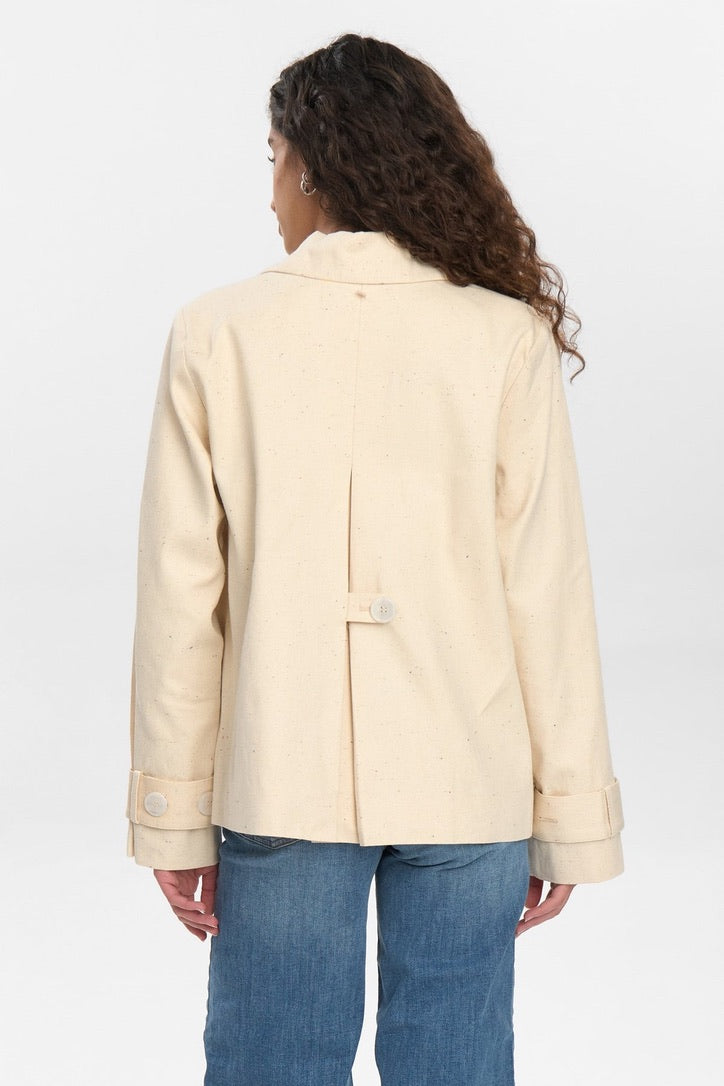 Numph Nusilla Trench Jacket in Pristine