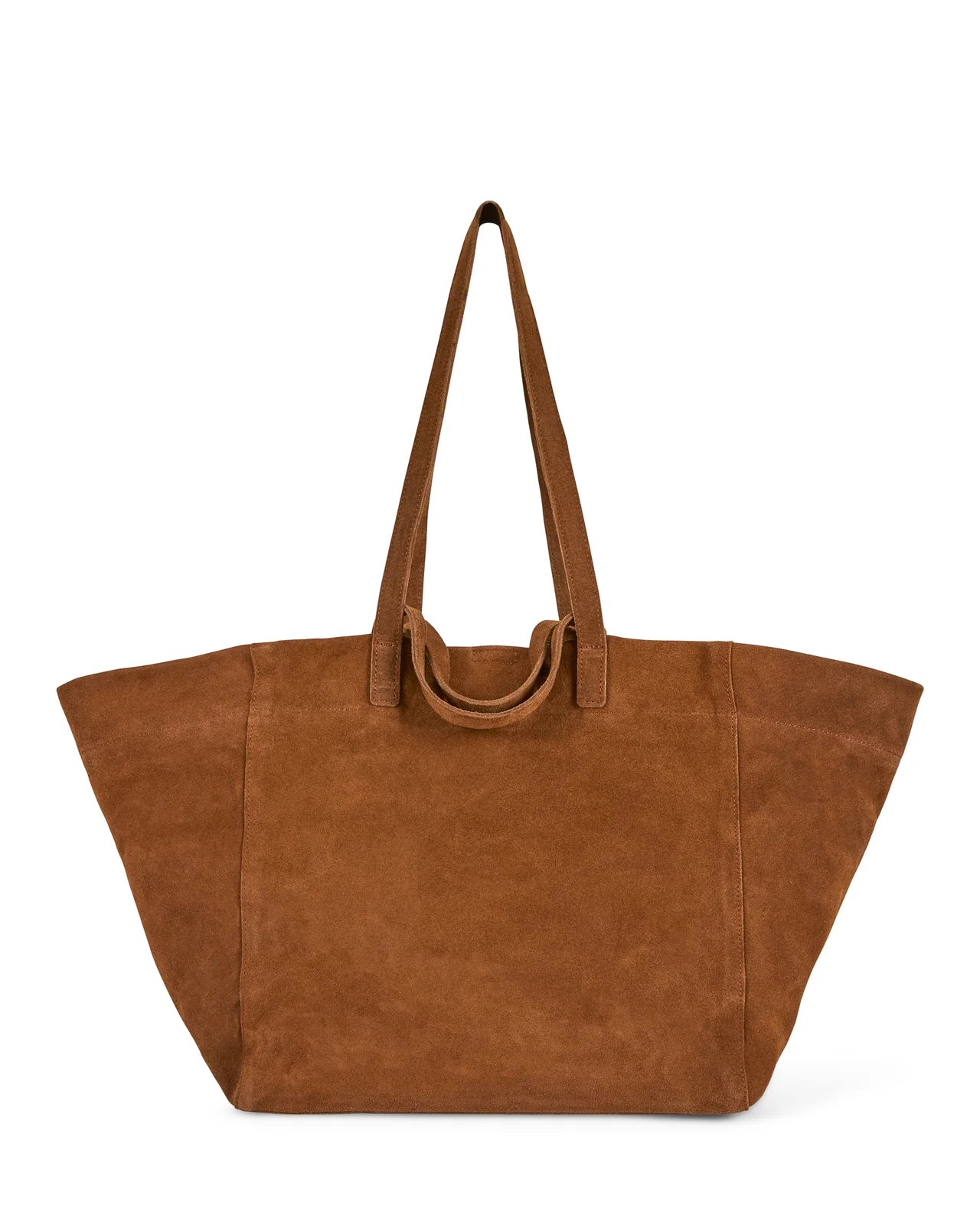 Soho Slouch Suede Bag in Tan
