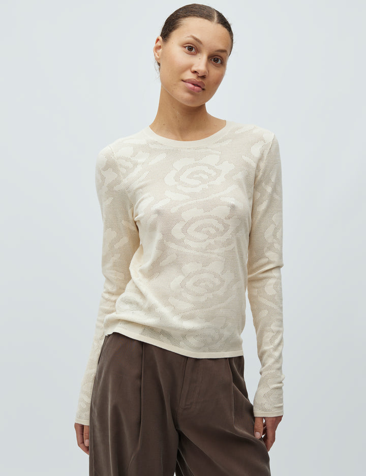 MbyM Cream Detailed Top