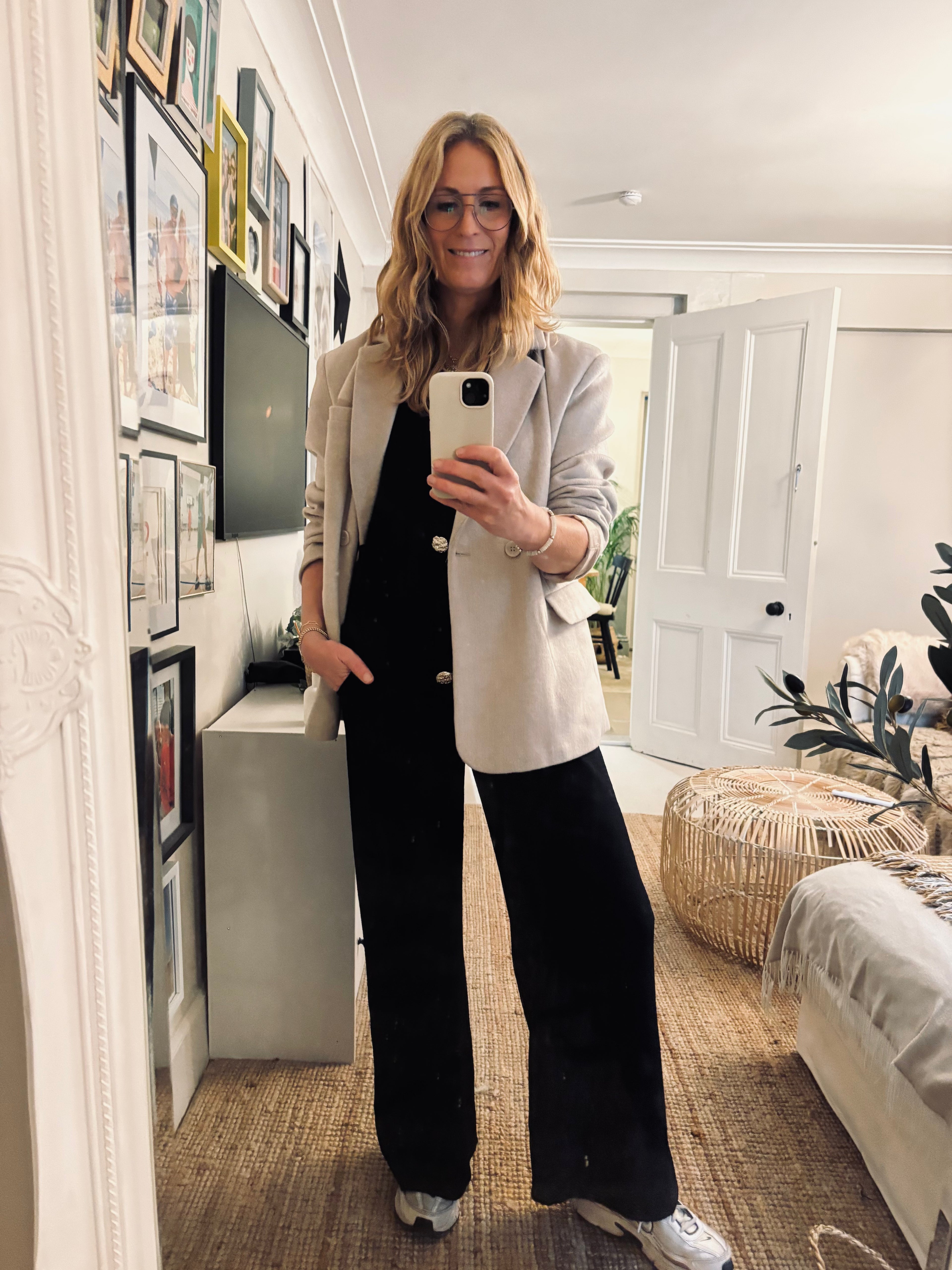 Arabella Black Co-ord Set (Trousers and Top) (ONE SIZE)