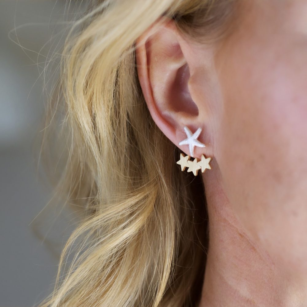 Chambers & Beau Celestial Star Ear Jacket