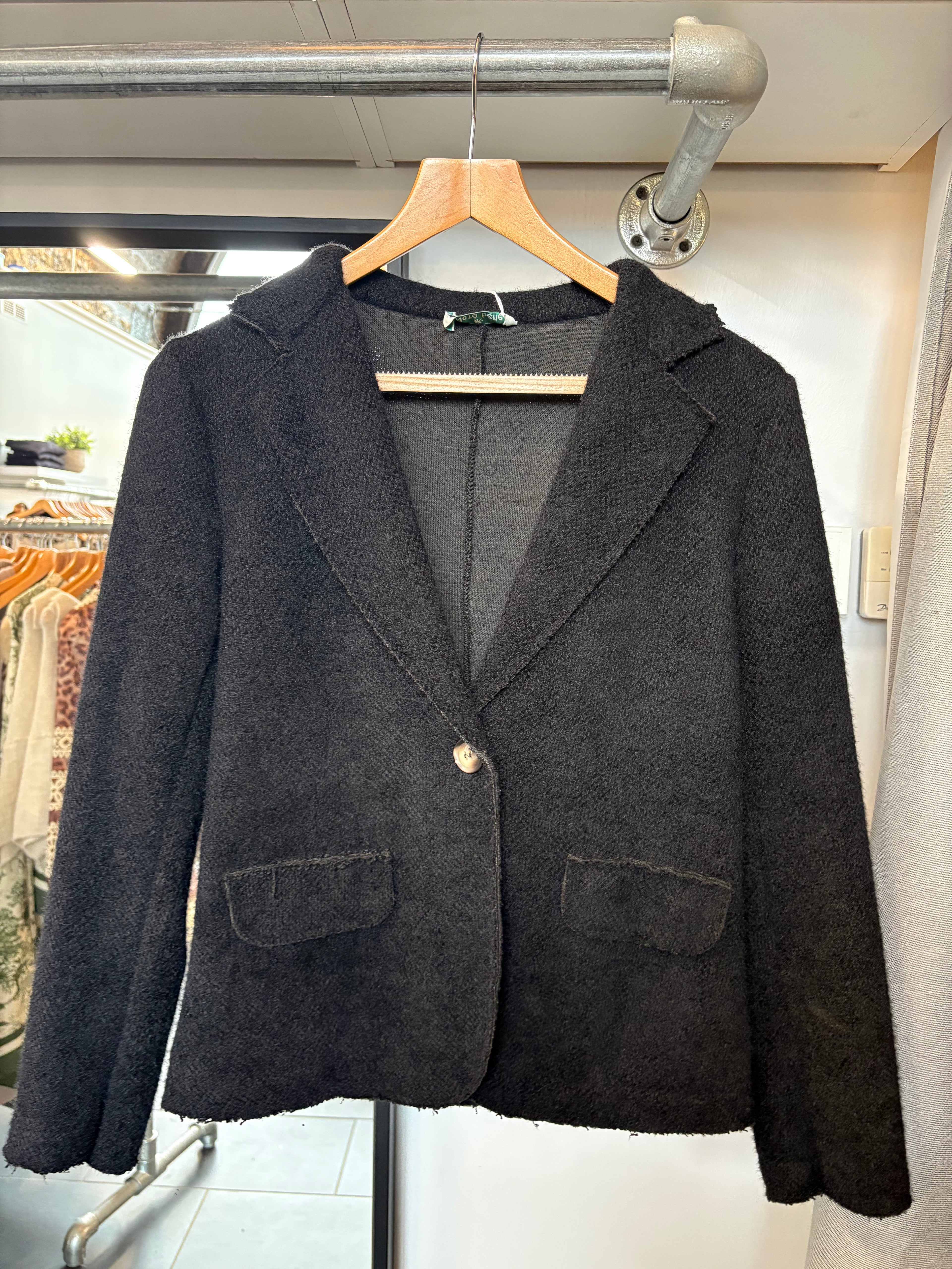 Velda Raw Edge Blazer (ONE SIZE)