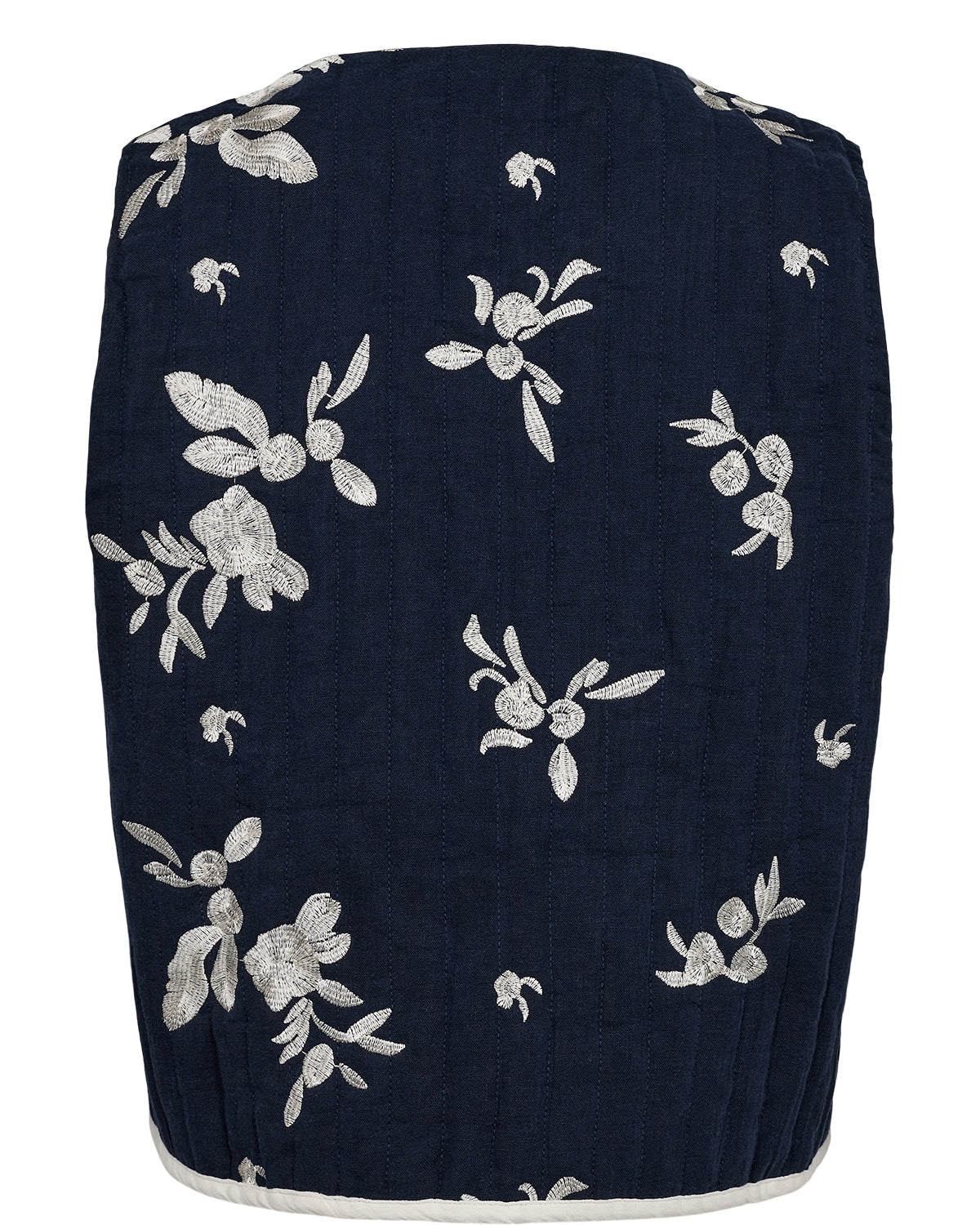 Numph Nustellas Quilted Gilet Vest in Sapphire