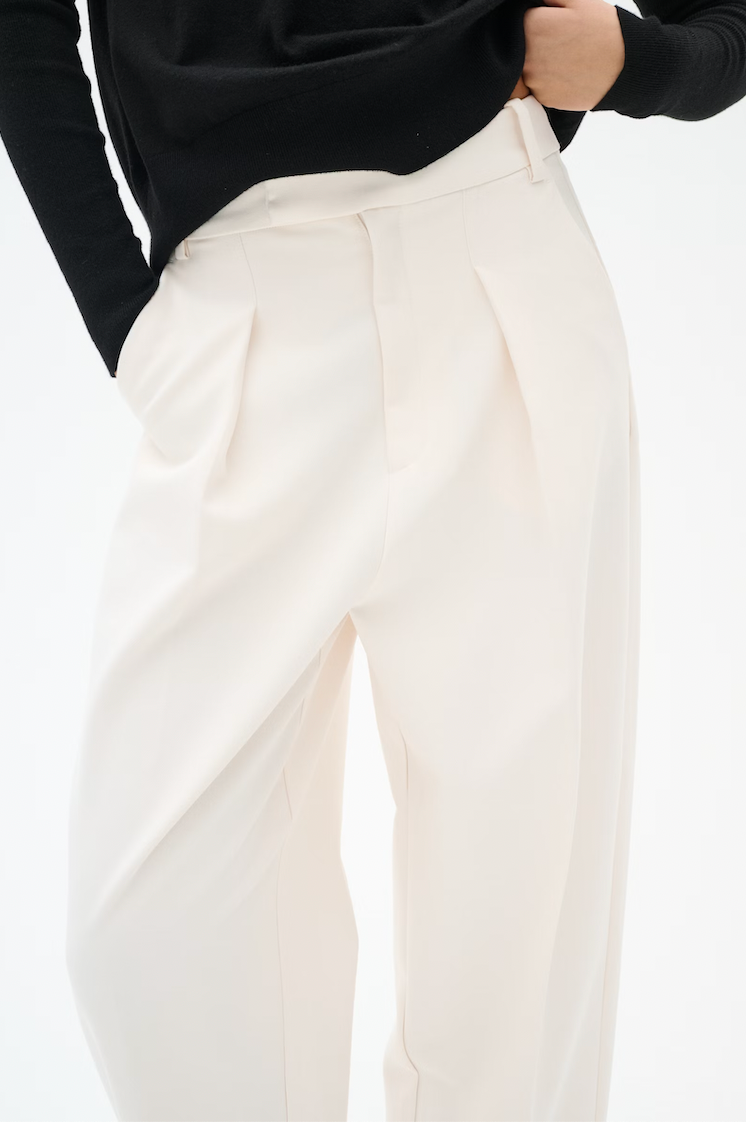 InWear Zella Barrel Trouser In Whisper White