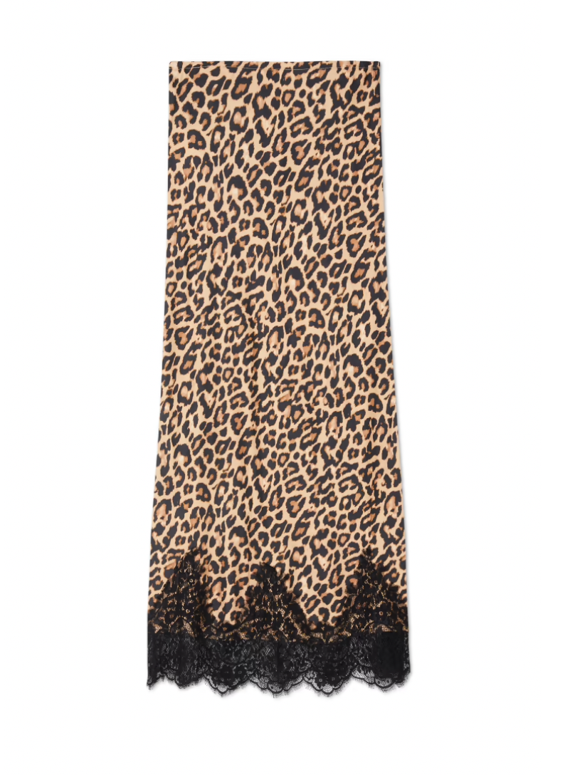 NFD Leopard Lace Maeva Midi Skirt