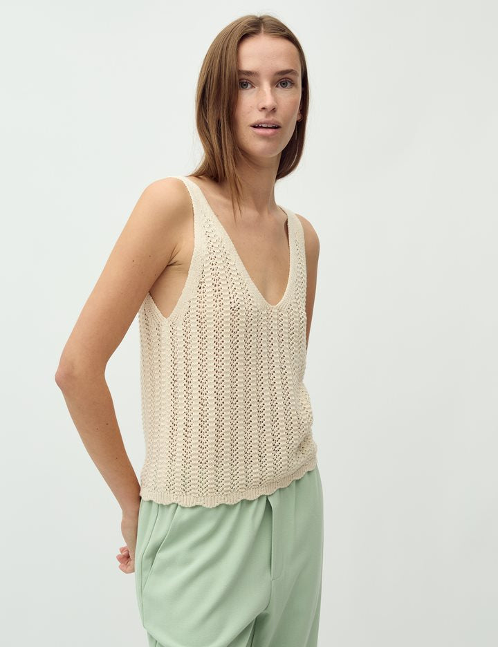 MbyM Humita-M Knitted Top in Sugar