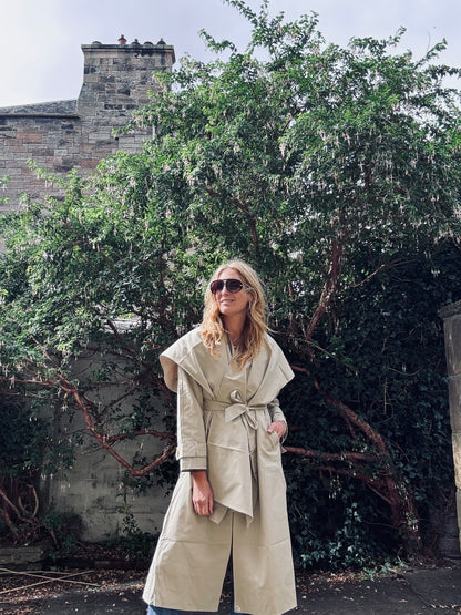 Classic Trench Coat with additional Cape