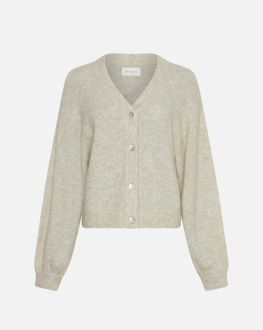 MSCH Petrinelle Hope Cardigan In Oatmeal Melange