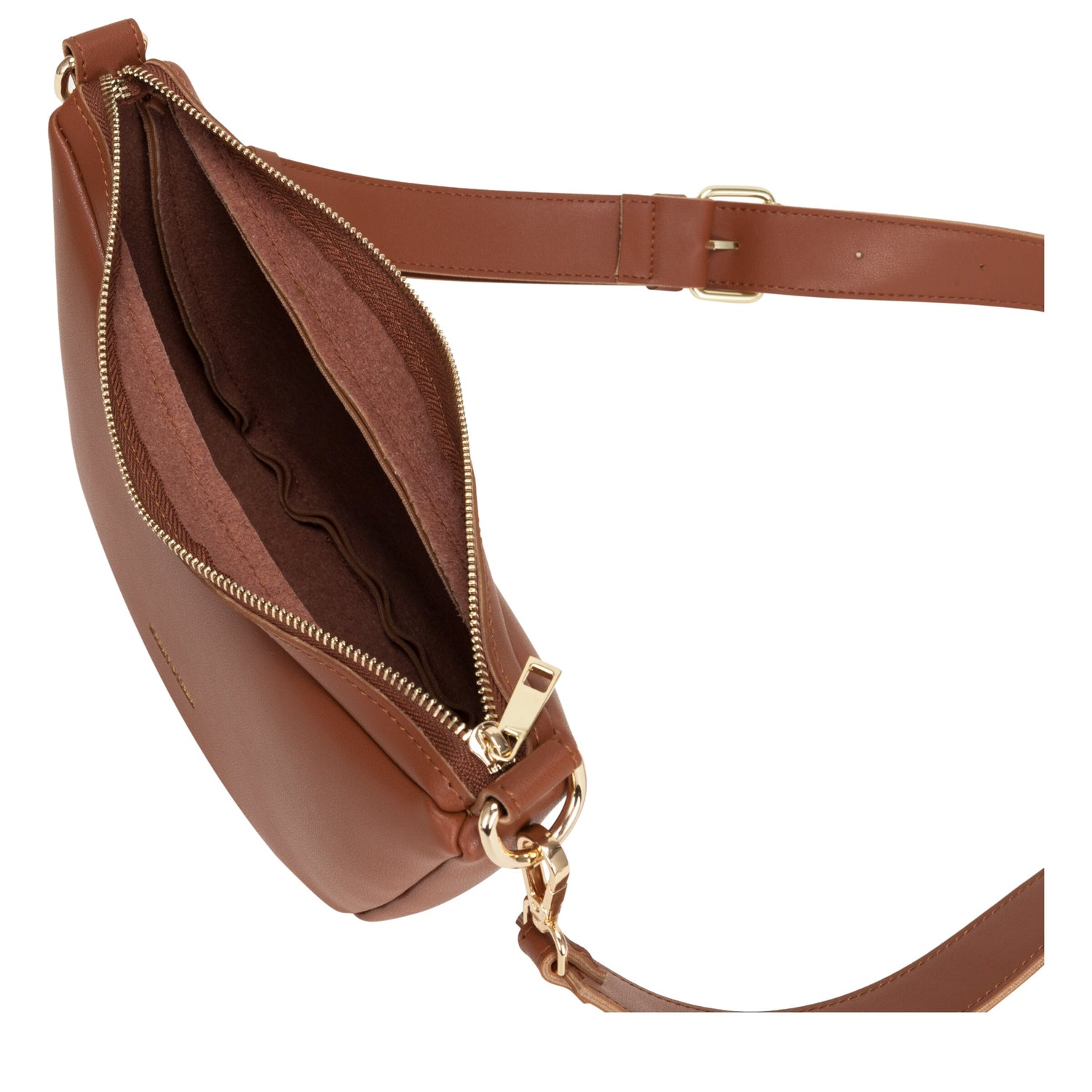 Slouch Crossbody In Tan