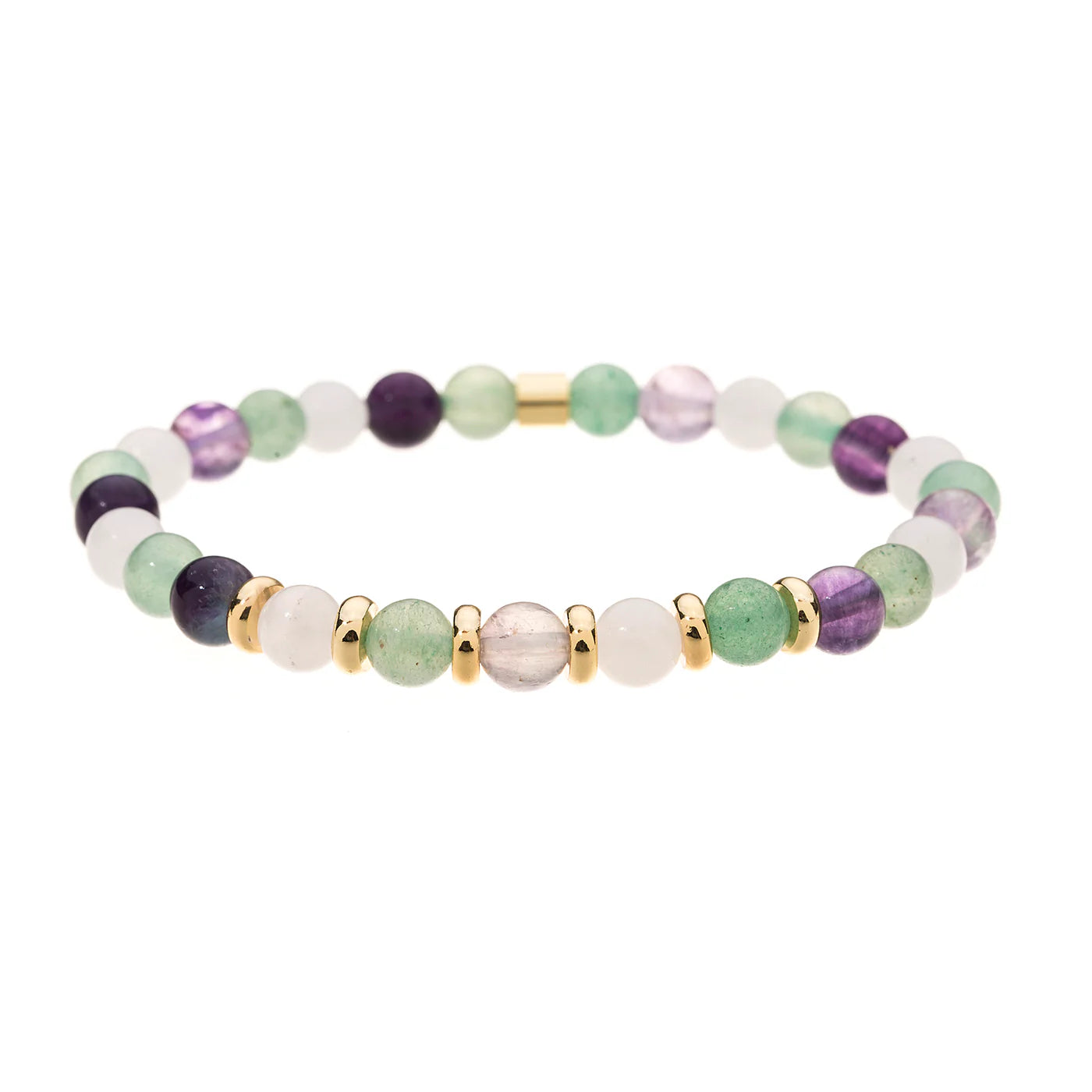Semi-Precious Stone Protection &amp; Well Wishing Stretch Bracelet