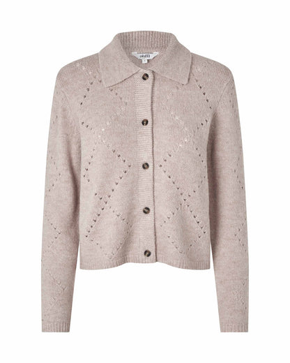 MbyM Regal Pallioma Knitted Cardigan in Light Beige