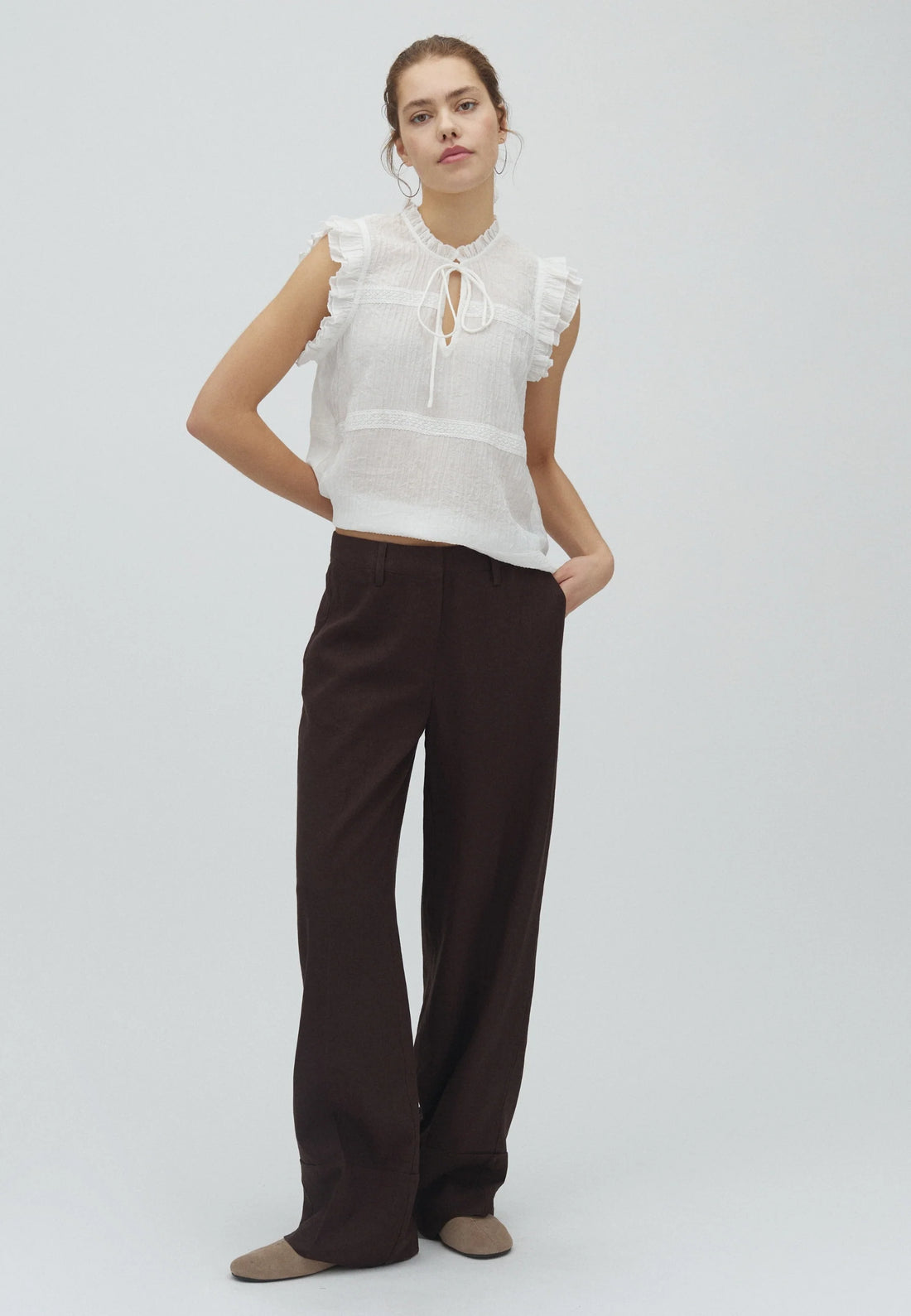 MbyM Ottavie Trouser in Java Brown