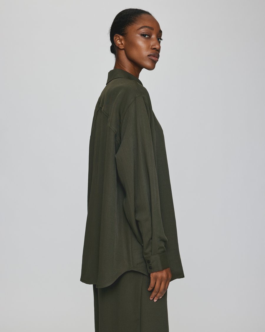 MSCH Genette Shirt in Forest Night