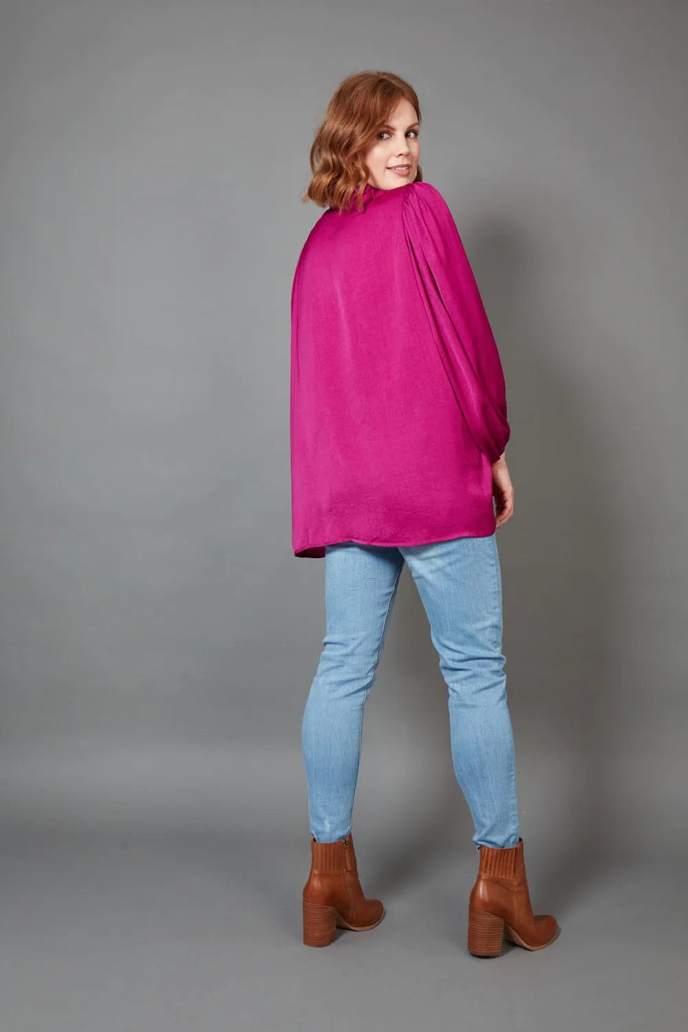 Eb&amp;Ive Winona Blouse in Mulberry Pink
