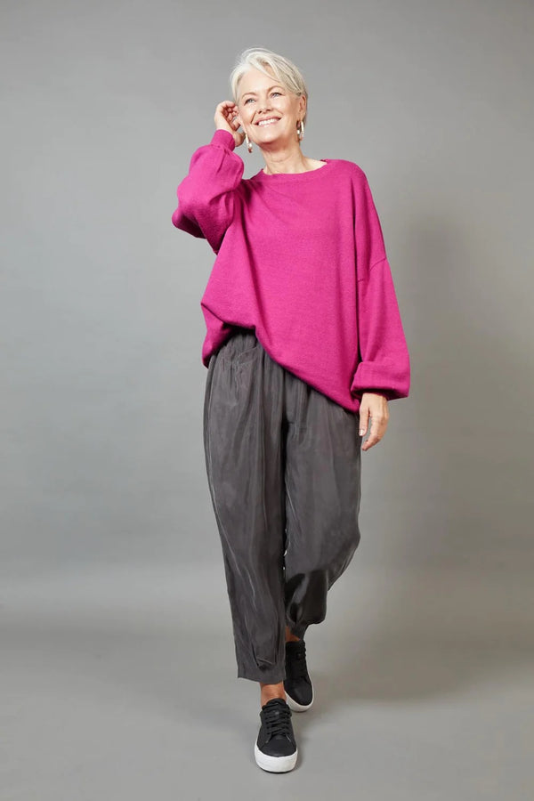 Eb&Ive Kit Jumper in Mulberry Pink