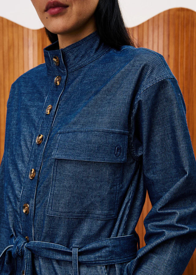 Frnch Calmlie Denim Jumpsuit