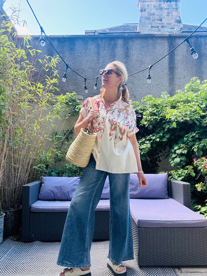 Botanical blouse