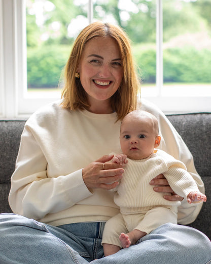 Uma Crew Neck Jumper in Vanilla (ONE SIZE)