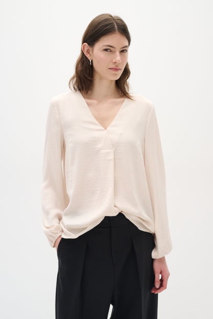 InWear Rinda IW Long Sleeved Blouse in French Nougat