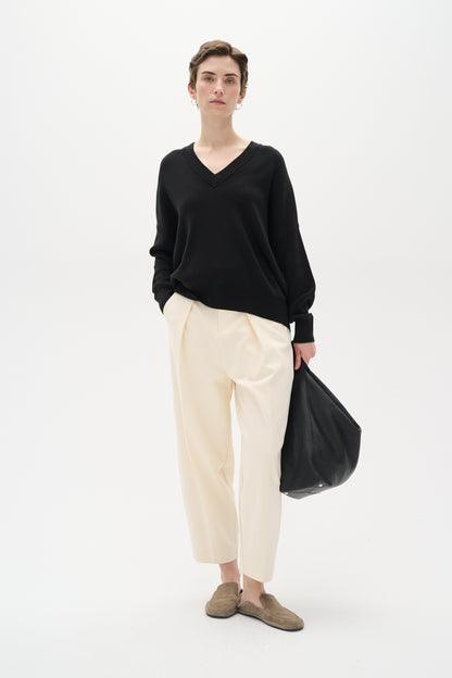 InWear Foster V-neck Pullover In Black