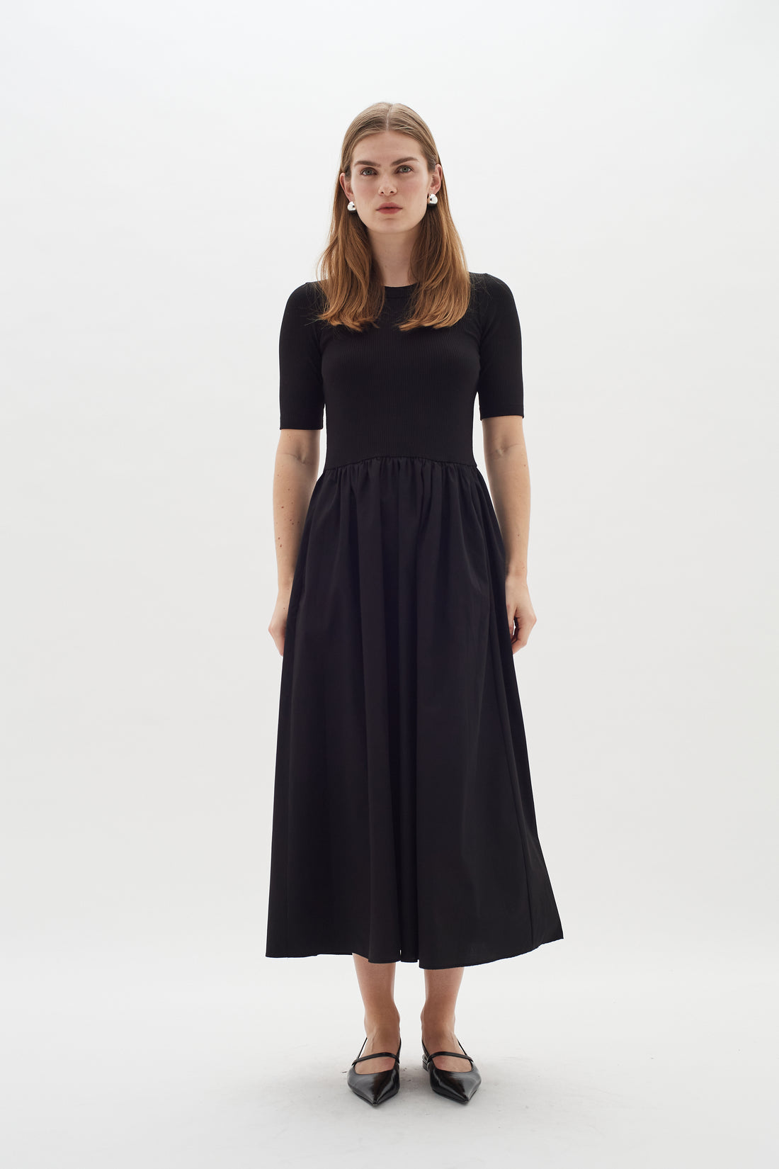 InWear Dagnama Short Sleeved Dress in Black