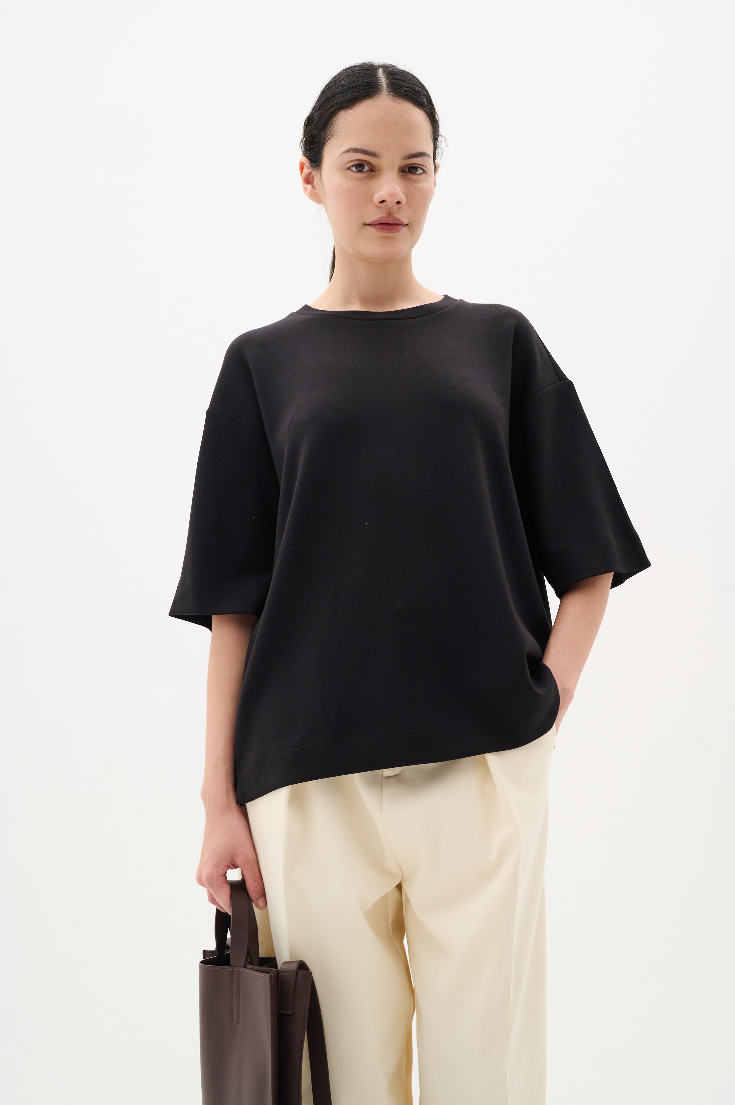 InWear Pannie Oversized T-Shirt In Black