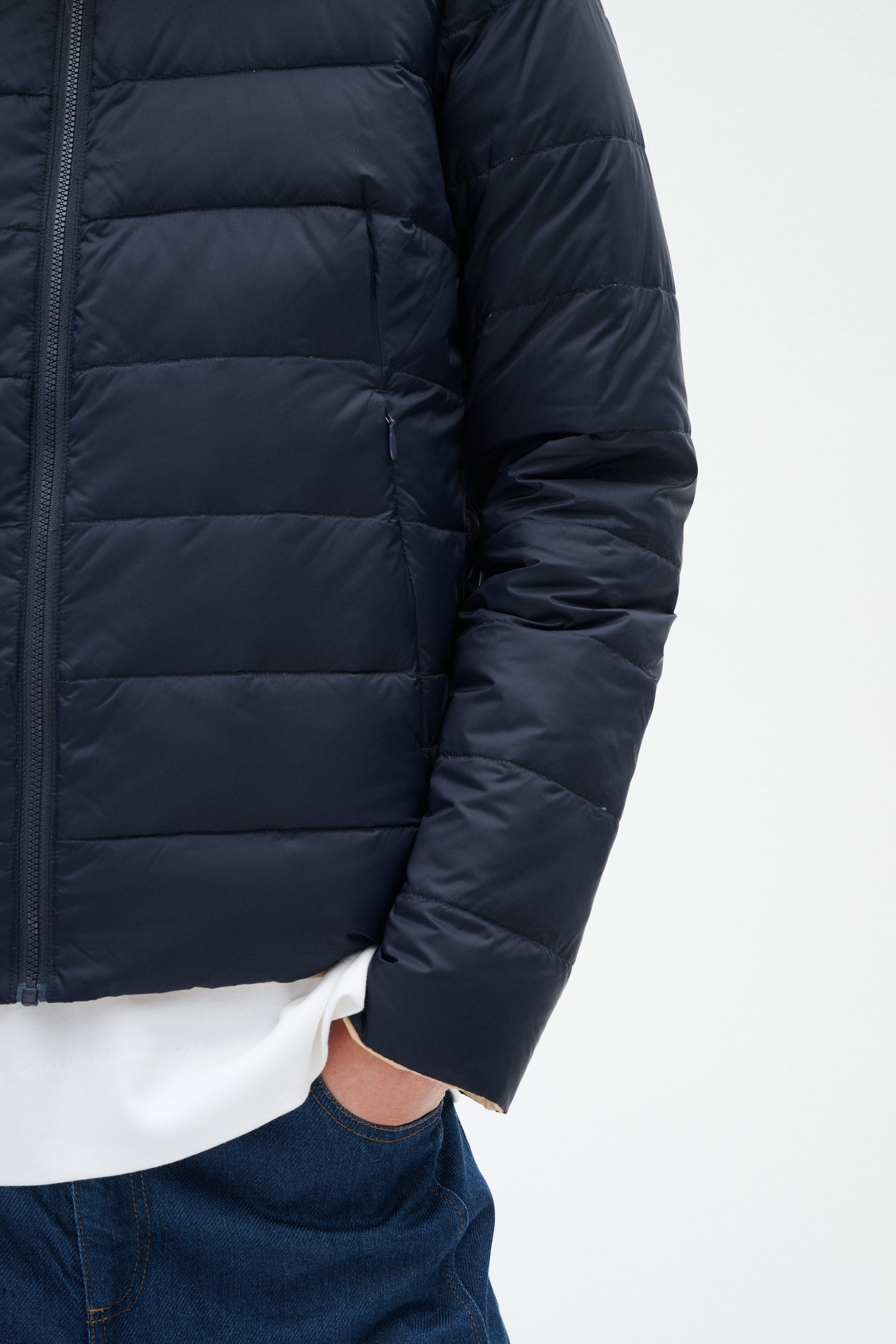 InWear Lila Reversible Jacket in Marine Blue Navy