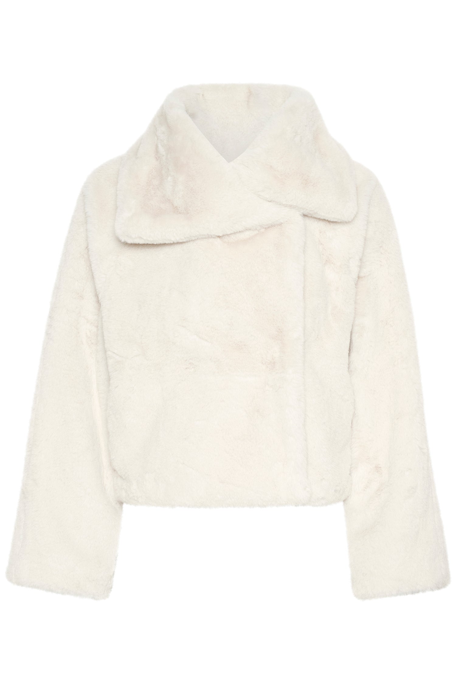 InWear Yoneko Short Faux Fur Coat in Haze