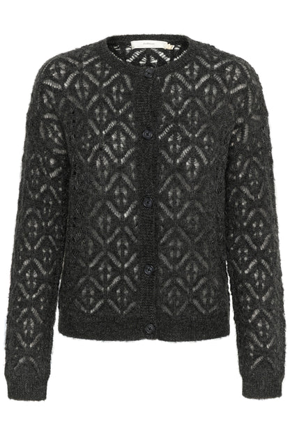 InWear Maisy Wool Mix Cardigan in Grey