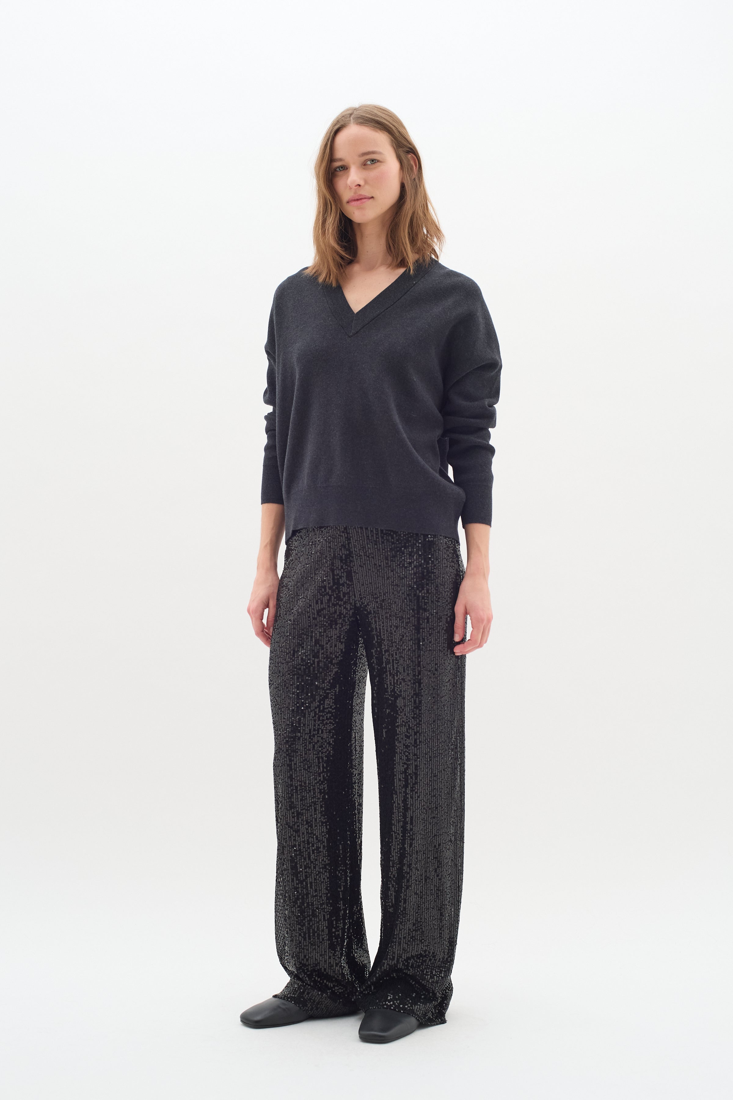 InWear Barbara Black Sequin Trouser