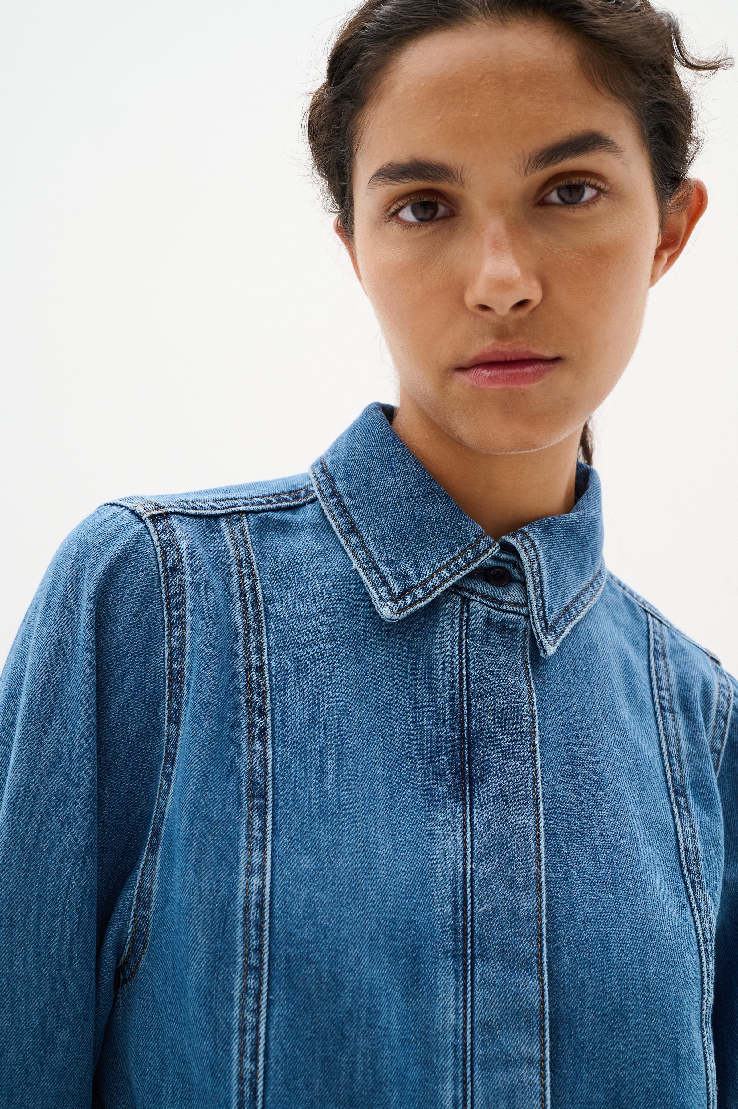 InWear Sophina Denim Shirt in Washed Blue