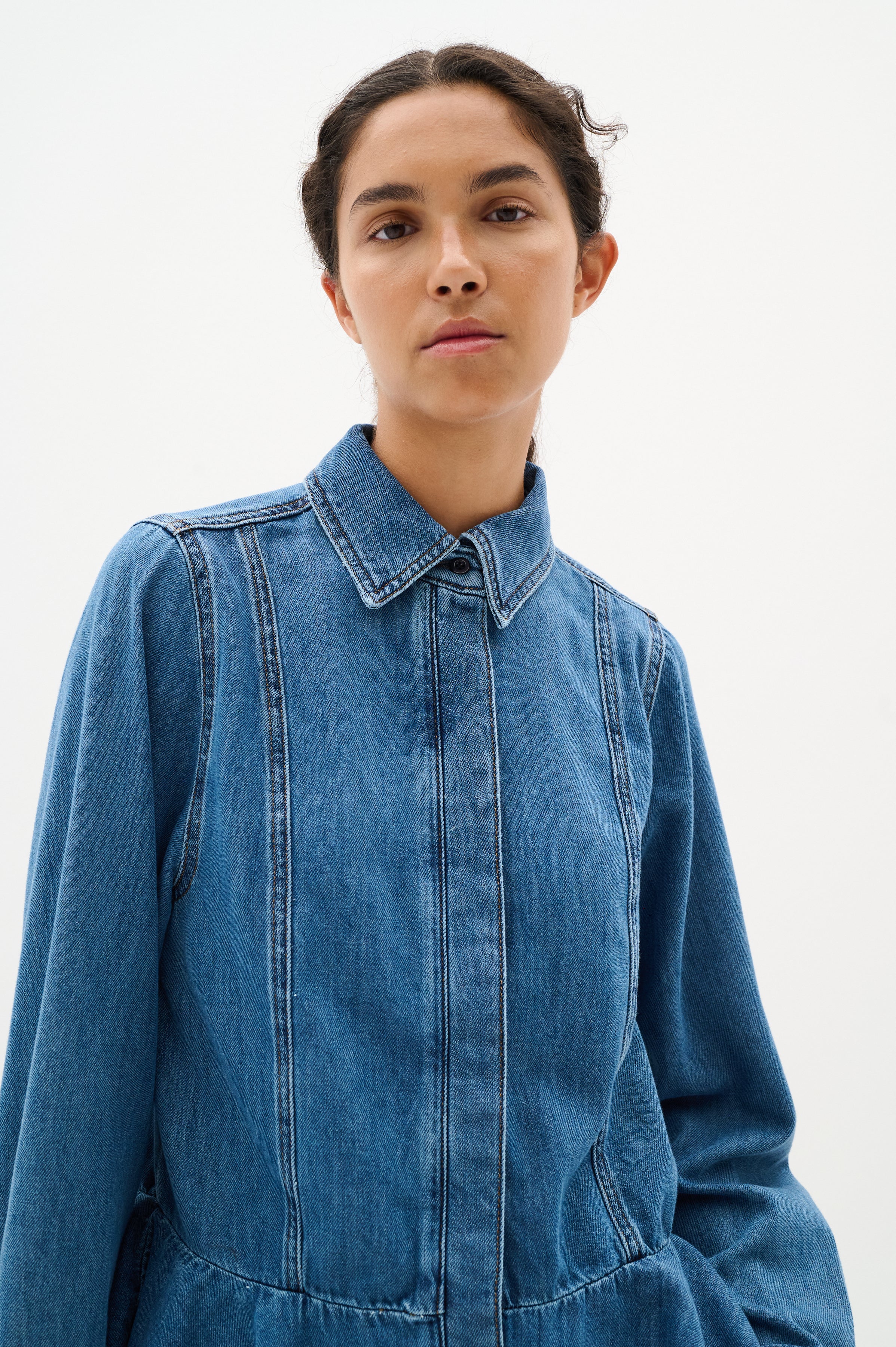 InWear Sophina Denim Shirt in Washed Blue