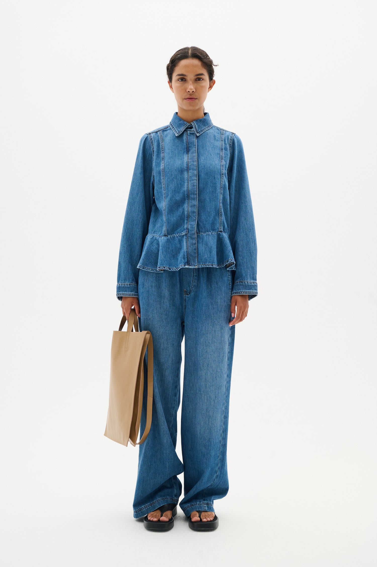 InWear Sophina Denim Shirt in Washed Blue