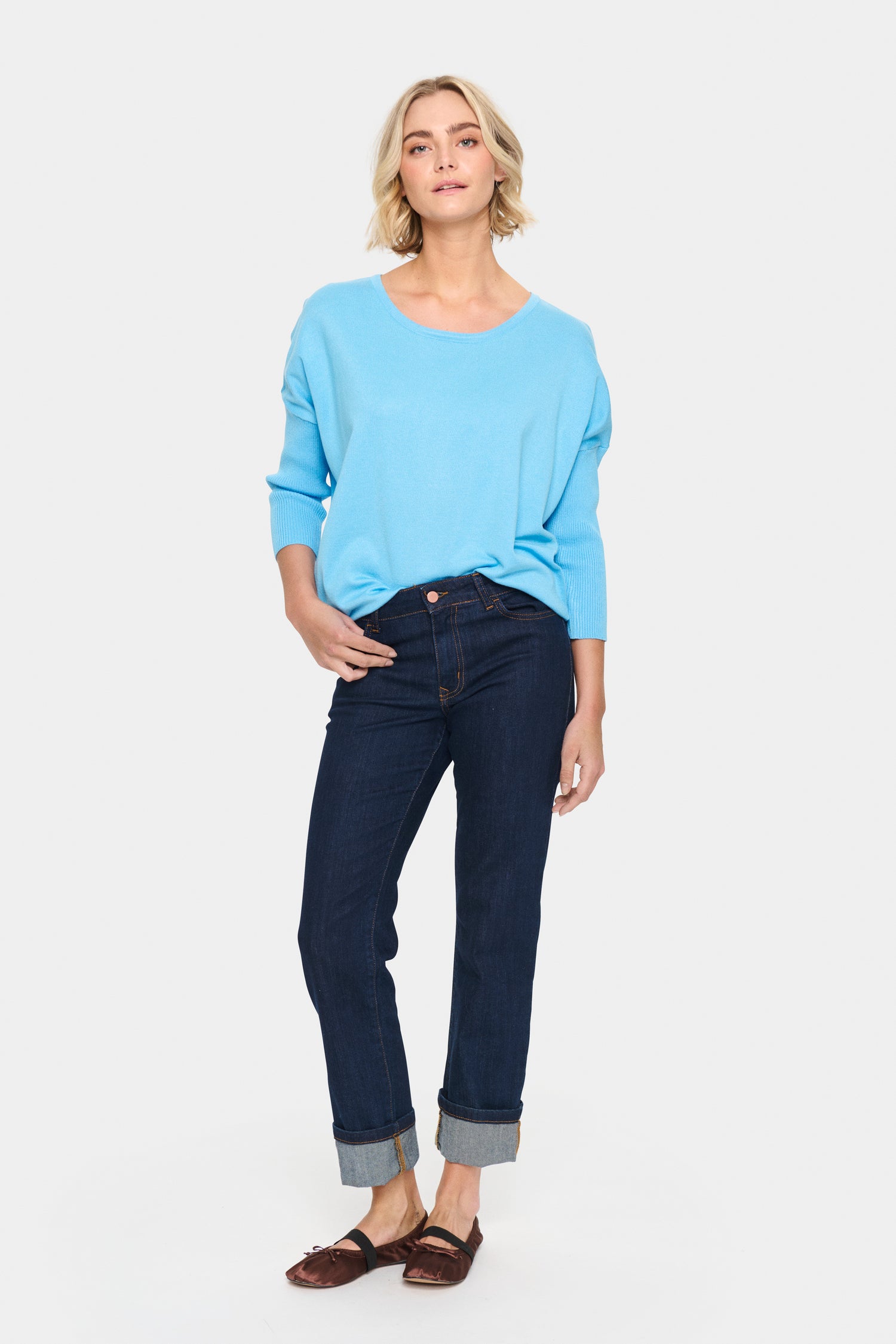 Saint Tropez Mila Pullover in Ethereal Blue